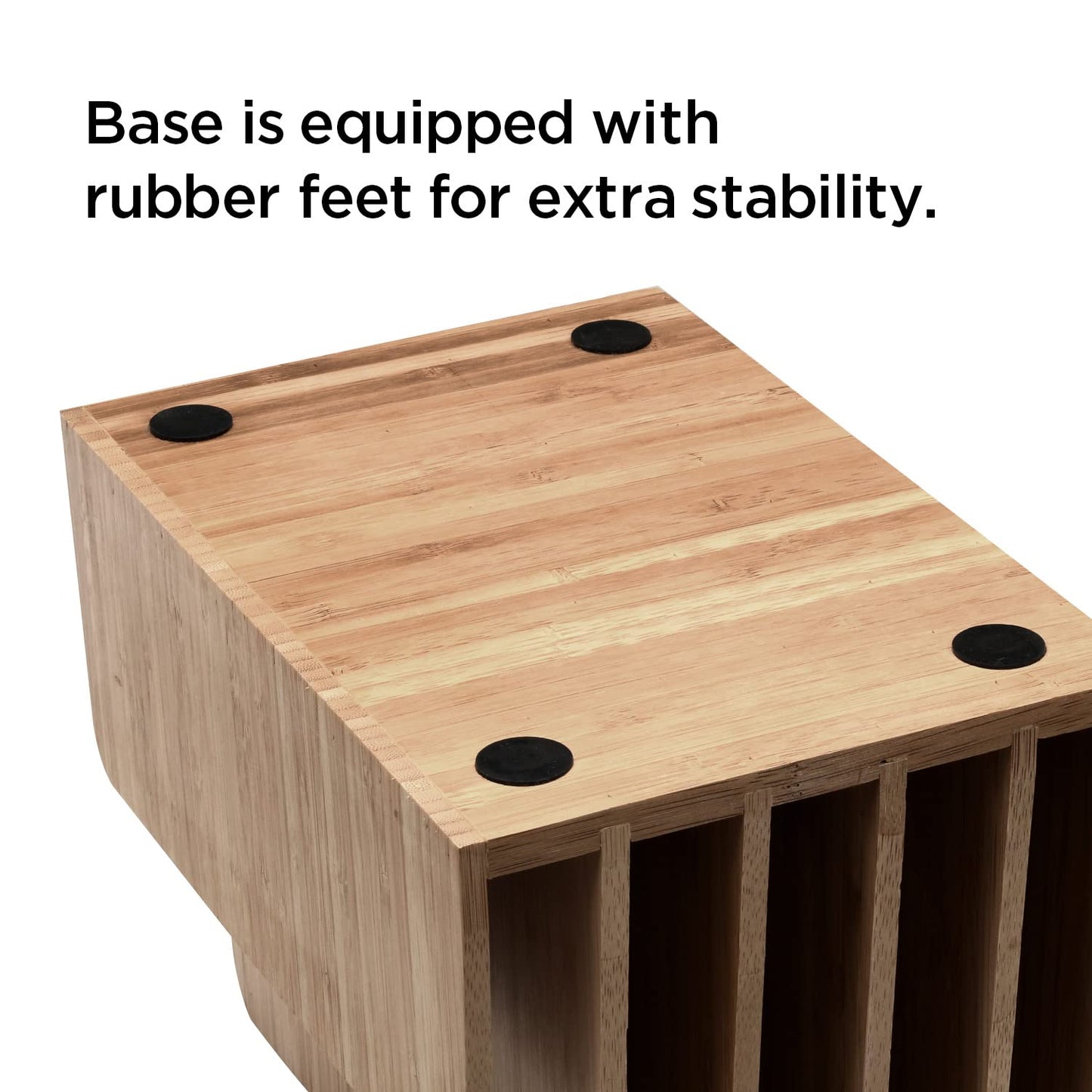 MobileVision Bamboo Device Organizer for Smartphones, Tablets and Laptops, 10 Slots
