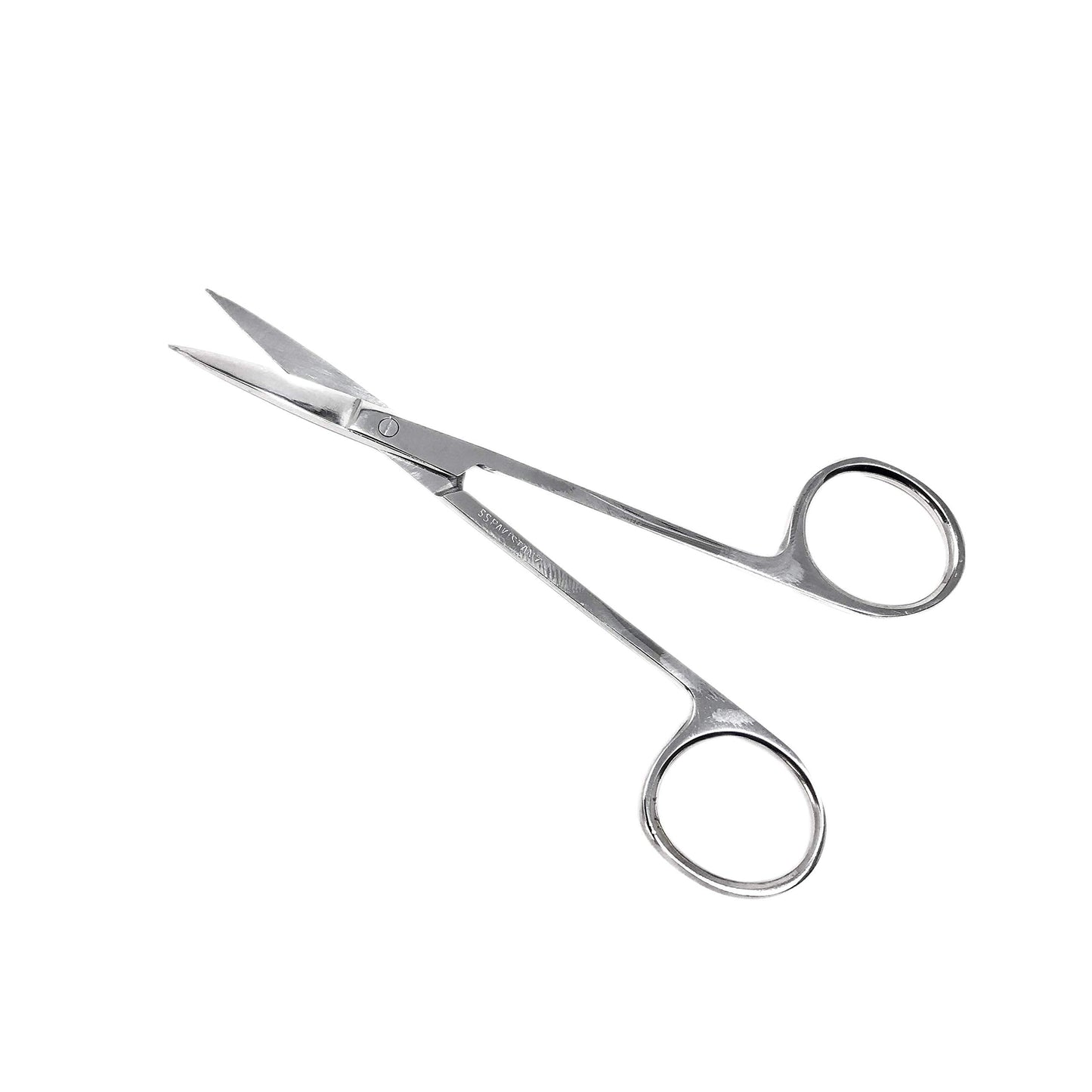 Cynamed Iris Micro Dissecting Precision Lab Scissors, Fine Point Straight - Perfect for Doctors, Nurses, EMS, Students, Education & Training and More (Pack of 10)