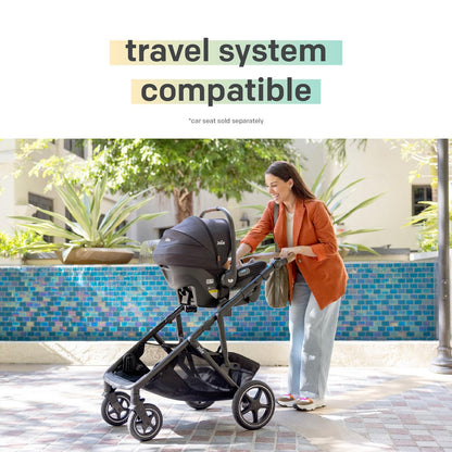 Joie Chive Single-to-Double Reversible Stroller, 20+ Customizable Modes, Suspension & All-Terrain Rubber Wheels, Expandable UPF 50+ Canopy (Dove)