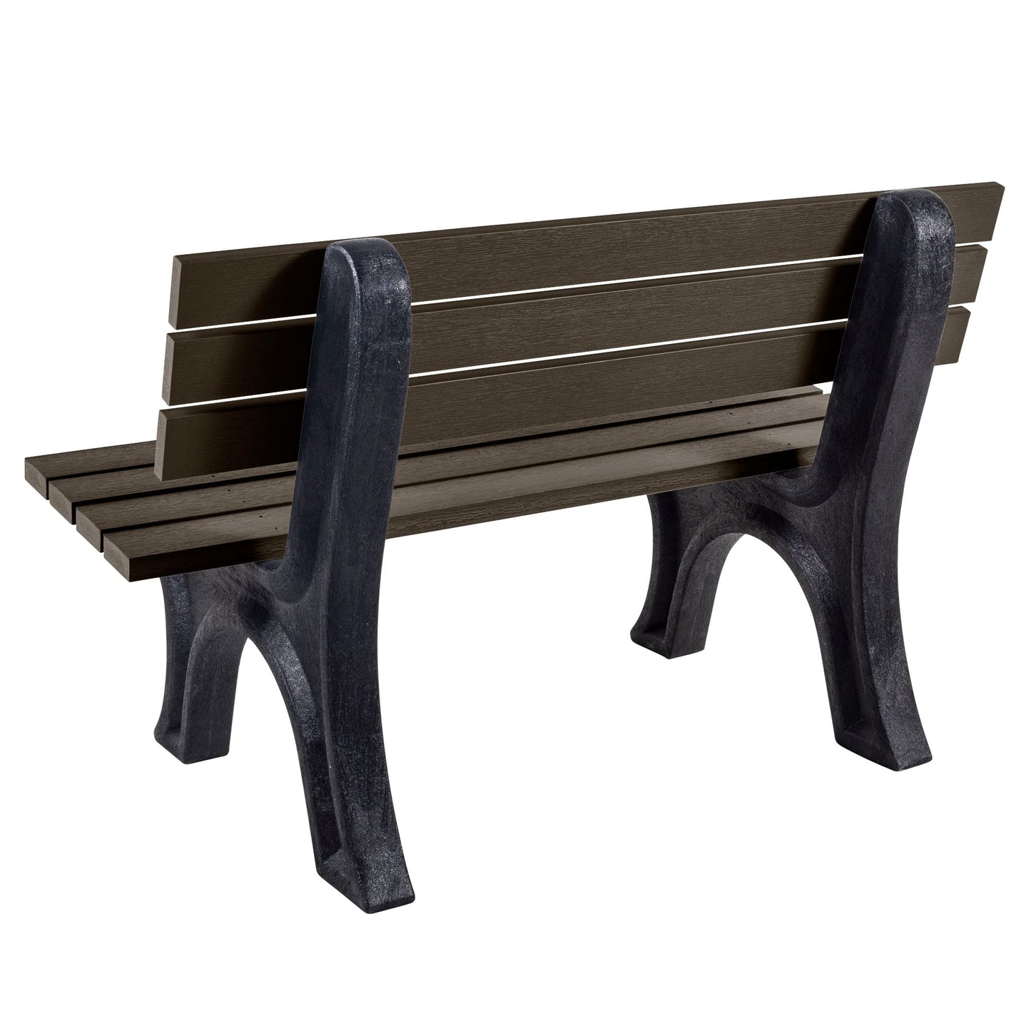 Sequoia Professional Aurora 4 ft Park Bench, Weathered Acorn