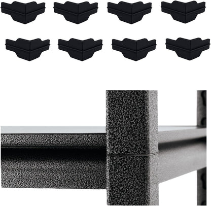 Whalen Post Insert Corner Connector for Shelving Costco (8 Units) in Black