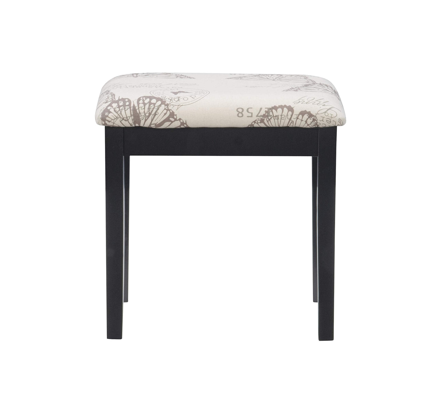 Linon Vanity Set, Black