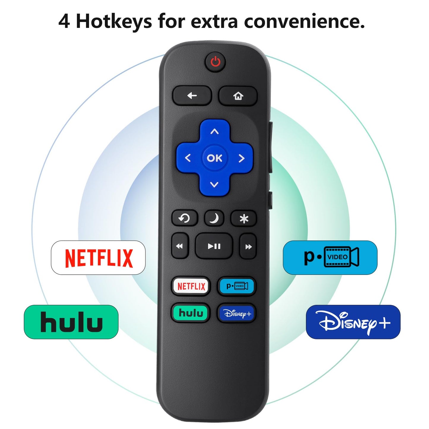 Voice Remote Replacement for TCL Android Smart TVs,RC813 with Google Voice Function