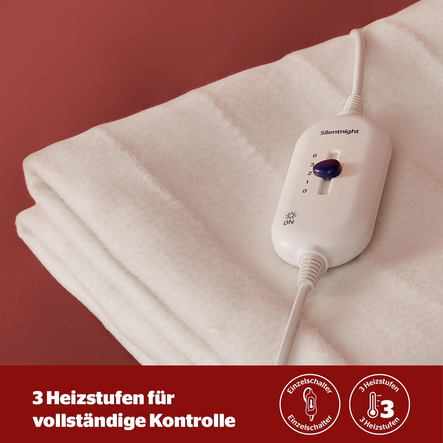 Silentnight Comfort Control Electric Blanket 150 x 160 cm