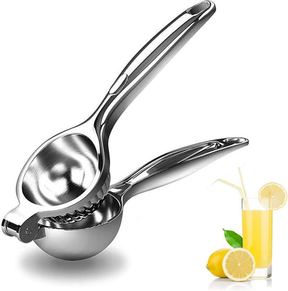 Manual Lemon Squeezer - Metal Rustproof Lime Squeezer, Handheld Citrus Press Juicer for Extracting Lemon Juice
