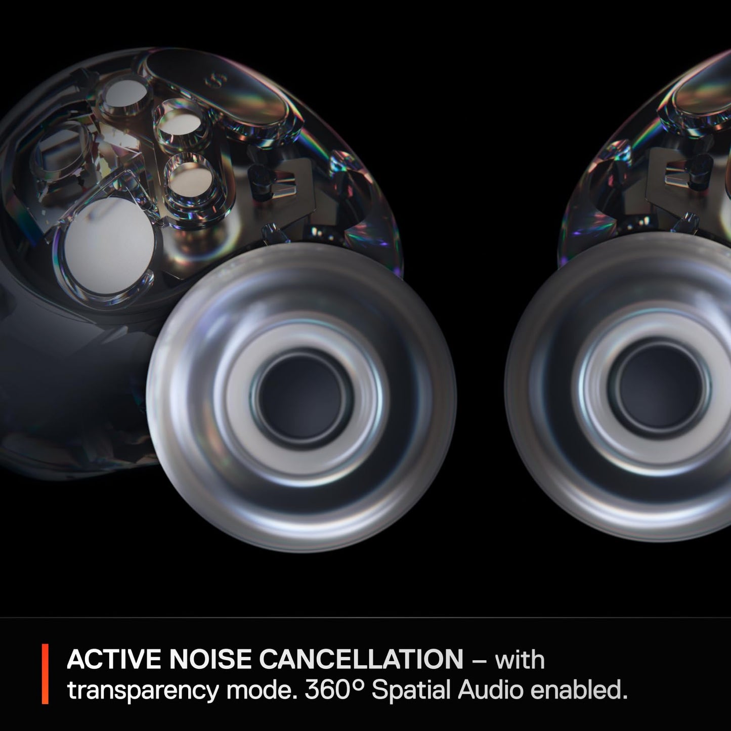SteelSeries Arctis GameBuds for Xbox/PC/PS5/Switch/Mobile — Quick-Switch 2.4GHz+Bluetooth 5.3 — Active Noise Cancelling — Mobile App — Water Resistant IP55 — 40H Battery with Qi Charging Case - Black
