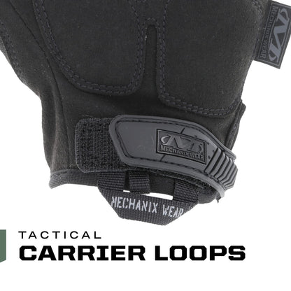 Mechanix Wear M-Pact Fingerless Tactical Impact Resistant Gloves - Impact Protection & Vibration Absorption - Heavy Duty - Machine Washable - Large - Covert Black