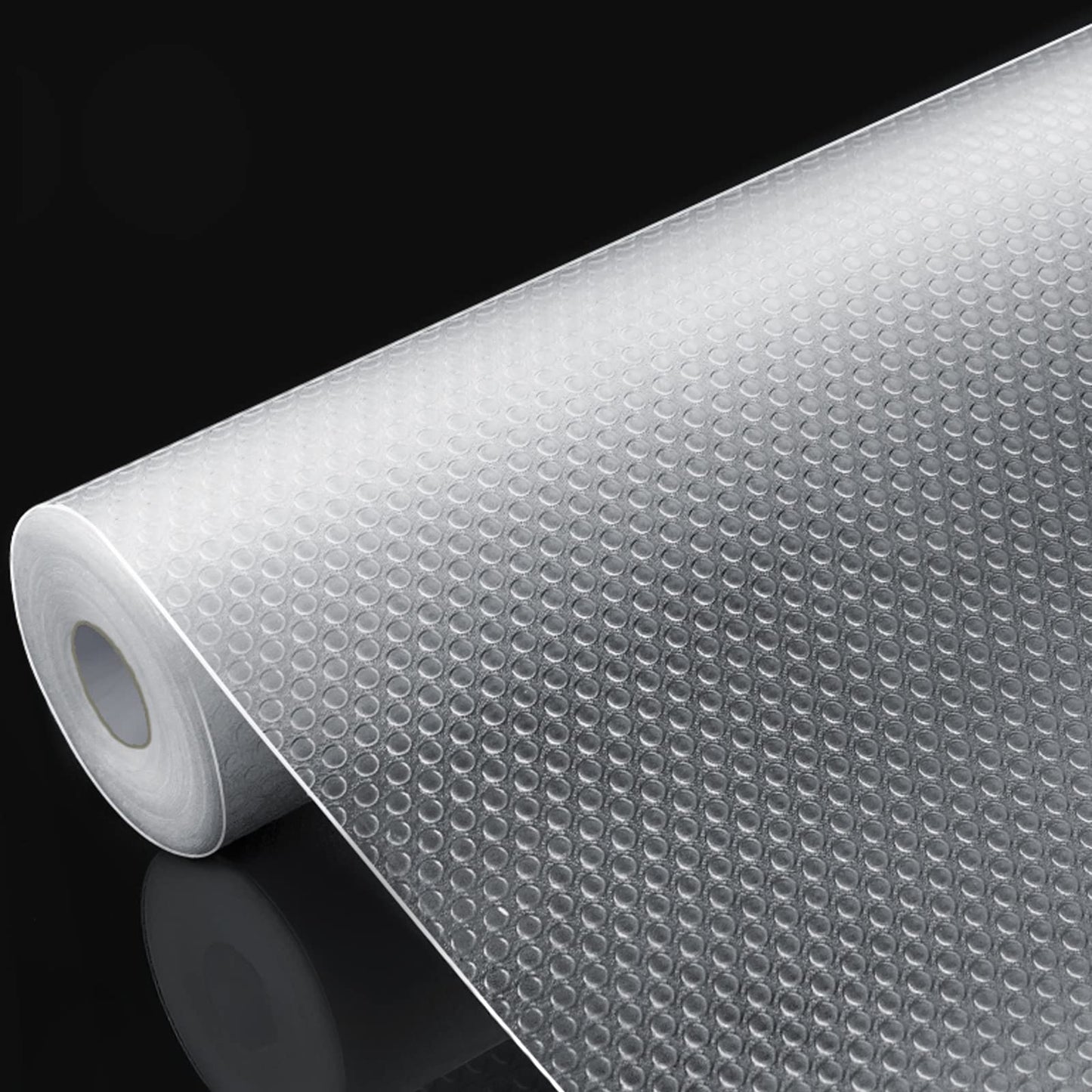 16 Pcs Refrigerator Liners Mats Washable, Refrigerator Mats Liner Waterproof Oilproof, Shinywear Fridge Liners for Shelves, Cover Pads for Freezer Glass Shelf Cupboard Cabinet Drawer (16 Clear)
