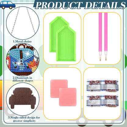 Burbell 21 Pcs Interchangeable Diamond Painting Welcome Sign for 4th of July Front Door Diamond Painting Truck Decor Interchangeable Seasonal Welcome Sign for Graduation DIY Wall Window Farmhouse