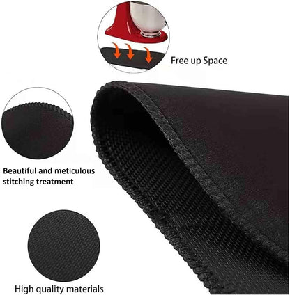 Kitchen Aid Stand Mixer Slider Mat with 2 Black Accessories, Kitchen Appliance Slide Mats Pads Compatible with 4.5-5 Qt