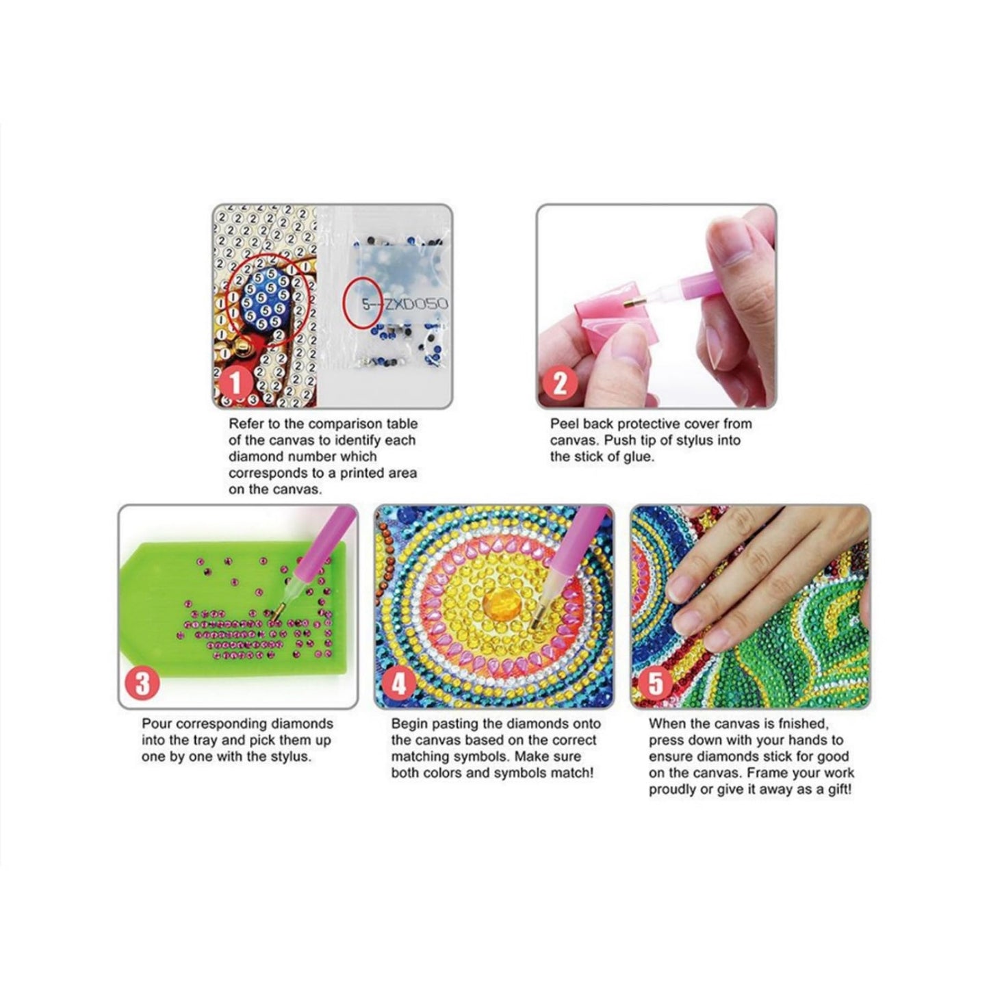 MaiYiYi 6 Pack DIY Daisy Dog Diamond Painting Cards Kit Cute Dog Diamond Art Cards Butterfly and Dogs Diamond Painting Greeting Cards for Family Friends Holiday Birthday