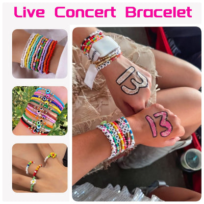 Friendship Bracelet Kit 3mm Seed Beads, 30000 Pcs 8/0 96 Colors Small Glass Beads Embroidery Kit with Letter Bead Charms for Jewelry Making Gifts Necklaces Waist Beads DIY Arts and Crafts for Adults