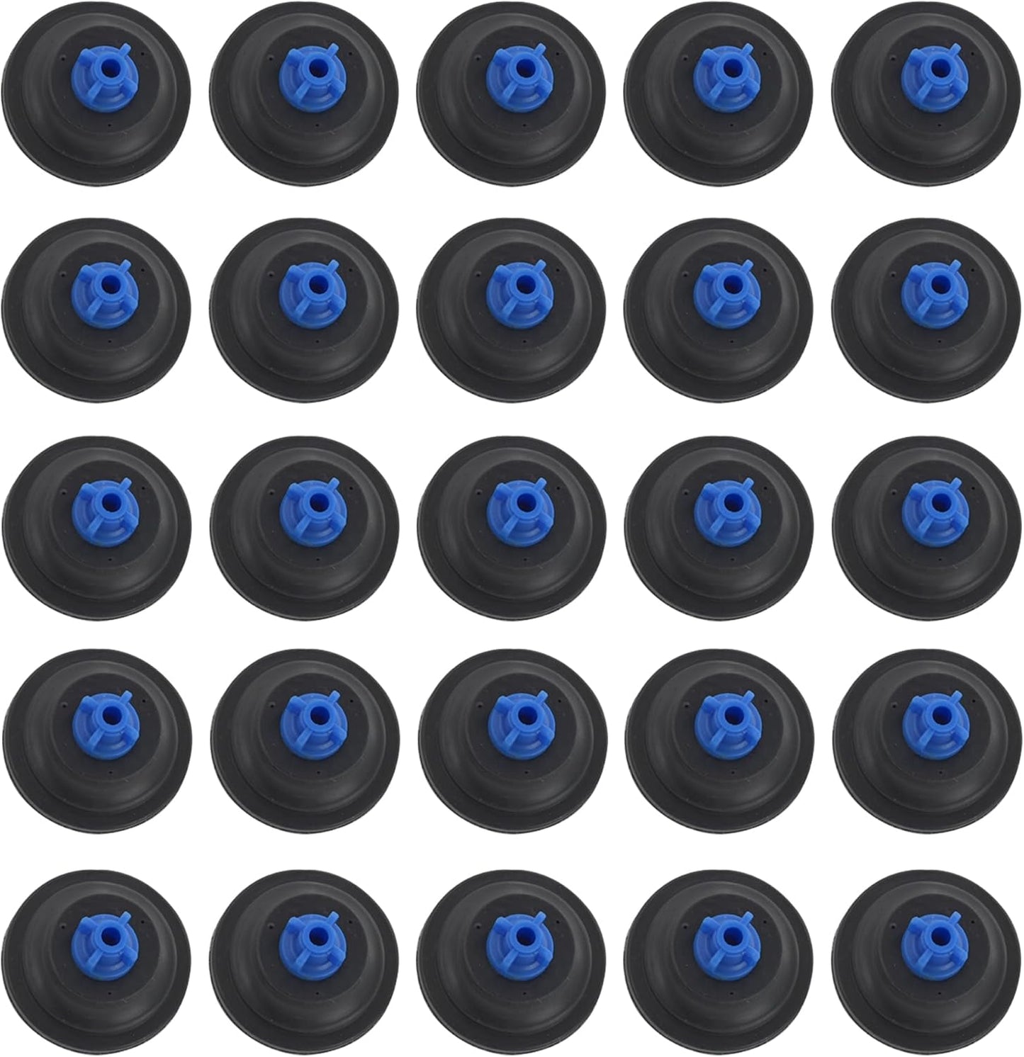 25 Pack Blue Tip Diaphragm Compatible with Wascomat, Huebsch, Speed Queen, Unimac Washing Machines, Replaces 823492,