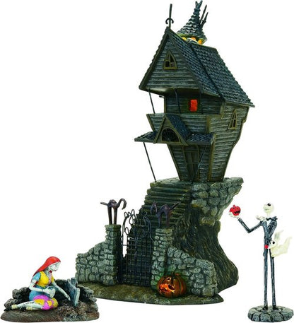 Department 56 - Jack Skellington's House Figurine | Perfect Halloween Decor - 3 Inches