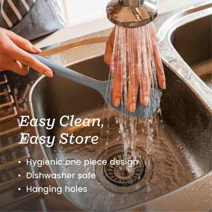 Starpack 'Ladle of Love' XL Premium Silicone Ladle - High Heat Resistant to 600F, Non Stick, LFGB Grade