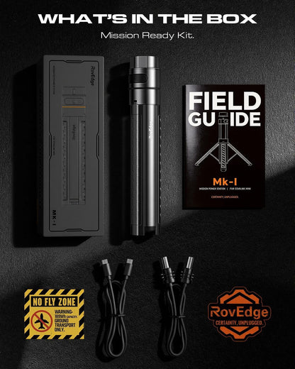 ROVEDGE MK-1 Starlink Mini Battery | 189Wh Portable Power Station with Built-in Tripod Stand | IP67 | 60s Deploy for Overlanding, RV & Field
