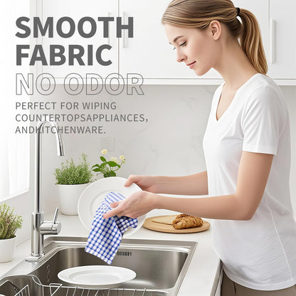 Oeleky Dish Towels for Kitchen 15x26 Inches, Pack of 8 Cotton Kitchen Towels for Drying Dishes (Multi, 15x26 inches)