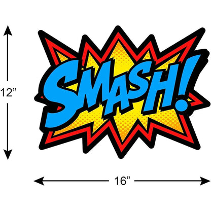 Bigtime Signs 12 Pieces Super Hero Stickers - Superhero Party Decorations for Birthday - Themed Party Favors