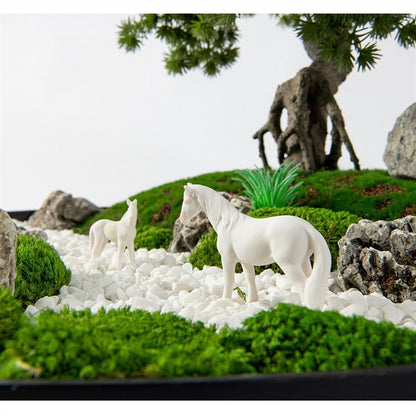 GRFIT Artificial Bonsai Decorative Greenery Ornaments China for Central Round Table, Luxury Hotel Table Simulation Tree Ornaments with Light Flowers Artificial Tree Plant