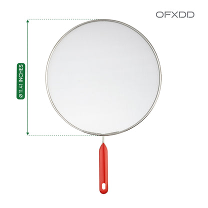 Cooking Oil Pan Cover - Set of 3: 8.2", 11.4" and 11.4" - Grease Stainless Steel Splatter Screen - Skillet Splash Guard Cover for Frying Pan