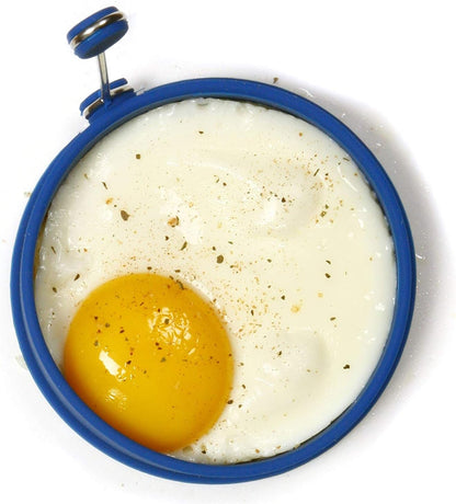Norpro Grip-EZ Flexible Pancake Spatula with Silicone Round Pancake/Egg Rings (2 Pieces)