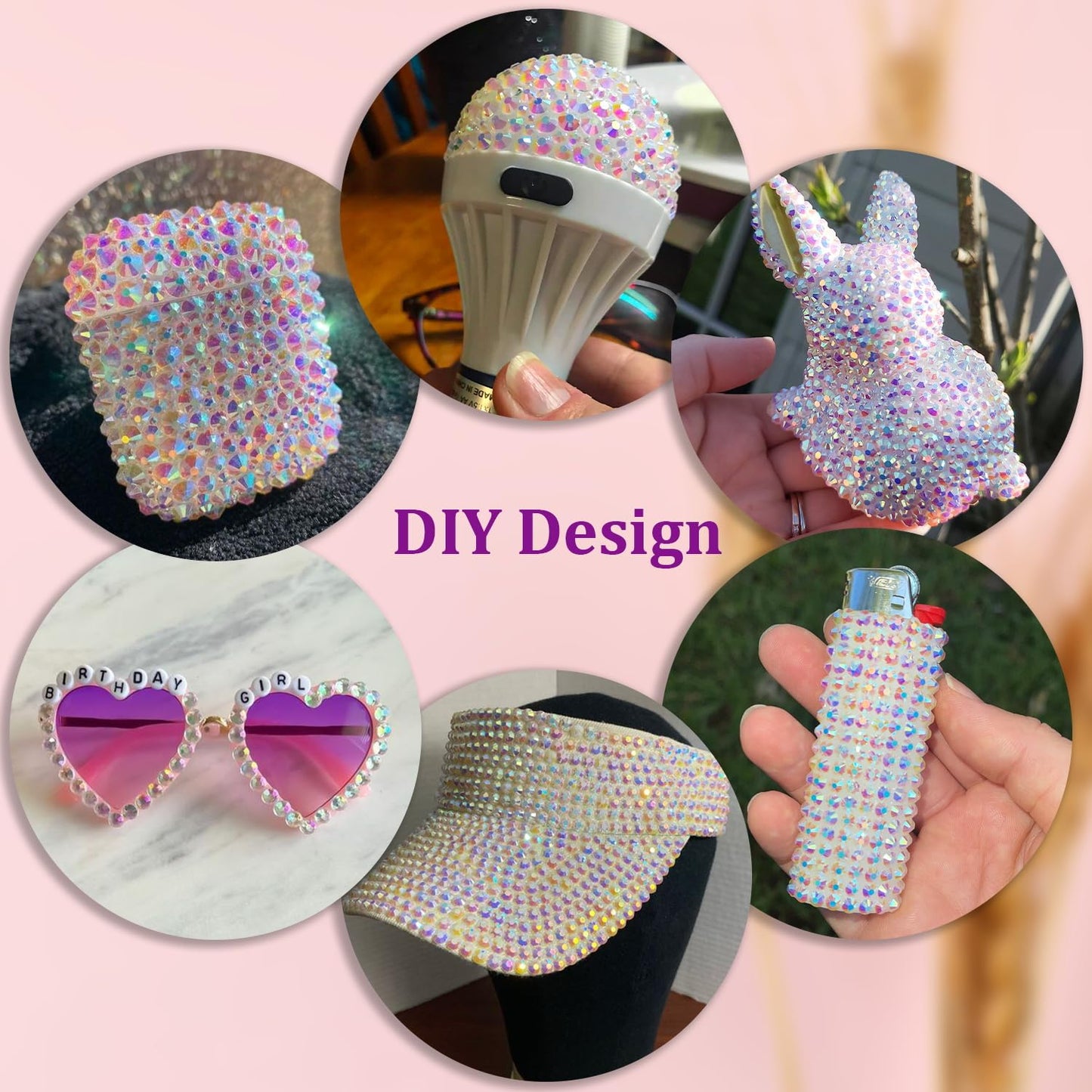 25000Pcs Resin Rhinestones for Crafting, Transparent AB 2-6mm Mixed Sizes Non Hotfix Flatback Gems with 1Pcs Glue, Bedazzling Crystal for DIY Craft Clothing Mugs Tumblers Shoes Fabric Decor Nail Art