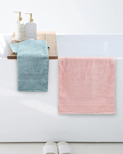 12 Pack 12 100% Set (13 29 Inches) Cleanbear Hand Towels Colors Cotton Hand Towel for Bathrooms and Different Family