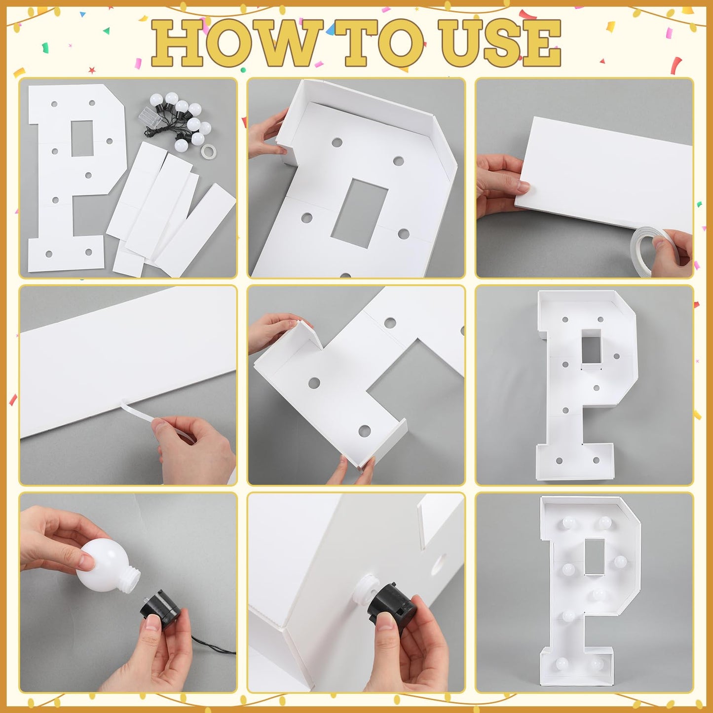 VIHOSE 3 Pcs LPN Party Decor LED Marquee Letter Lights LPN Nurse Sign Congrats Licensed Practical Nursing Grad Lights Decoration for Nursing College Graduation Party Decor Nurses Week Supplies