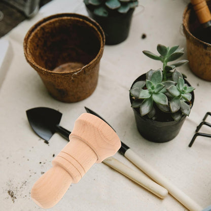 Yardwe Paper Pot Maker Set - 1 Set Flowerpot Starting Kit for Succulent Plants, Wood Juicy Machine