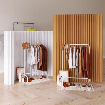 Portable Folding Privacy Room Divider, Freestanding Paper Screen Wall Partition for Indoor Use, Ideal for Home Office Studio Exhibition, H160xL500cm