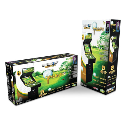 ARCADE1UP Golden Tee 3D Deluxe Arcade Machine, Built for Your Home, Over 5-Foot-Tall Cabinet with 8 Classic Games
