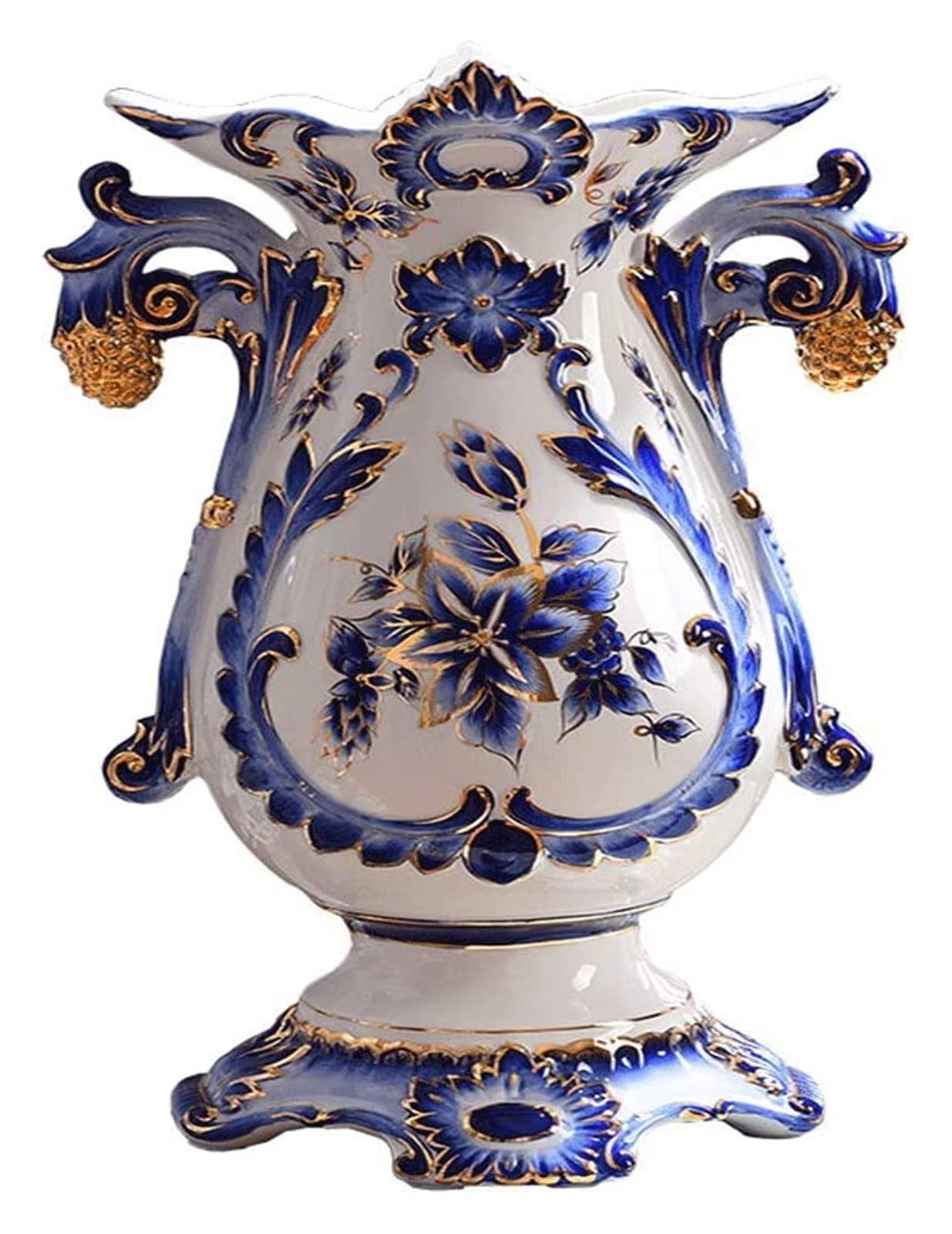 Sculpture Vase Vase Ceramic Large Office Home Living Room Dry Flower Decoration Ornament Handcrafted 420mm260mm Crafts