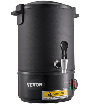 VEVOR 10Lbs Wax Melter for Candle Making, Large Electric Wax Melting Pot Easy Pour Spout, 9-Level Temperature Control, Easy Clean for Candle Soap Cream Beauty Bulk Production Business