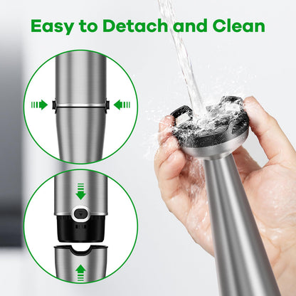Turelar Immersion Blender Handheld Corded Hand Blenders Set 1100W, Trigger Variable Speed 5 in 1 Stick Emulsifier with Chopper, Whisk and Frother for Soup, Baby Food and Smoothies,Black