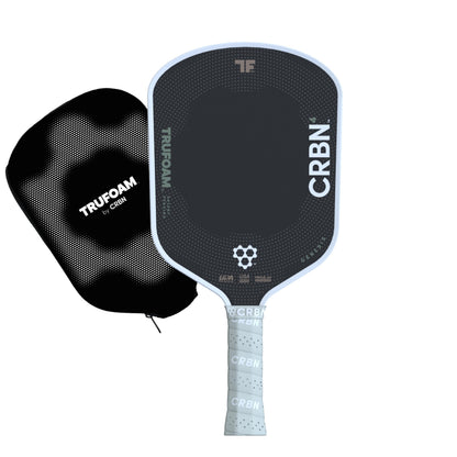 CRBN Pickleball - TruFoam Genesis - Carbon Fiber Pickleball Paddle - First-Ever 100% Foam Core Performance Paddle (Hybrid, Aerocurve).