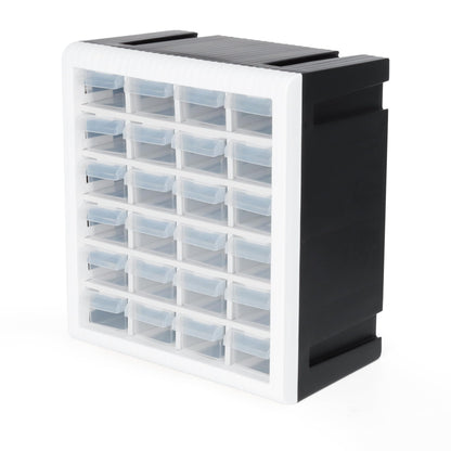 Gonice Craft Cabinet Organizer, 24 Drawer Plastic Parts Cabinet, Tool Storage Box for Screws, Nuts and Small Parts