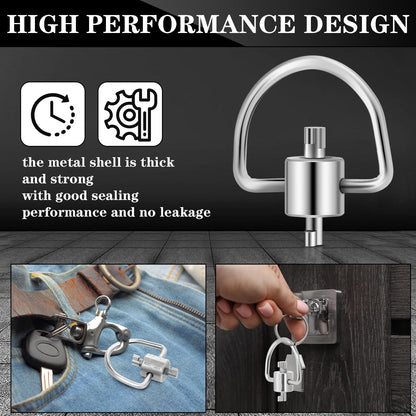 HVAC Locking Cap Key, Versatile Tool for Tamper Resistant Multi Key HVAC Refrigerant Safety Caps