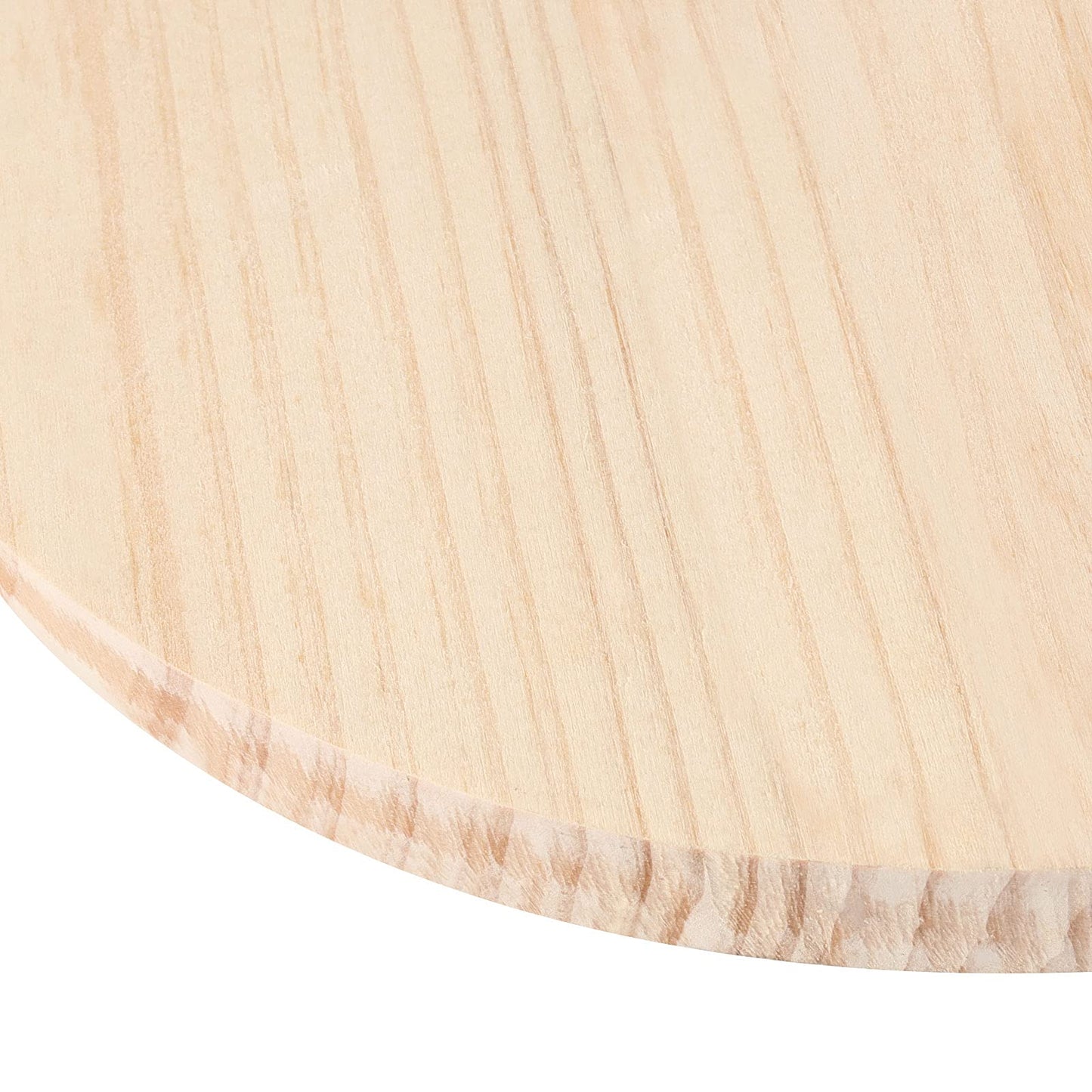 MUKLEI 4 Pack 12 Inch Round Wood Plaque, 3/4 Inch Thick Unfinished Wooden Circle Plaque Wooden Base for Craft Projects, Painting, Woodcarving, DIY Sign