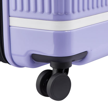 florence by mills Spin Me Away Hardside Expandable Luggage with Spinner Wheels, Lavender, 2 Piece Set (20/29)