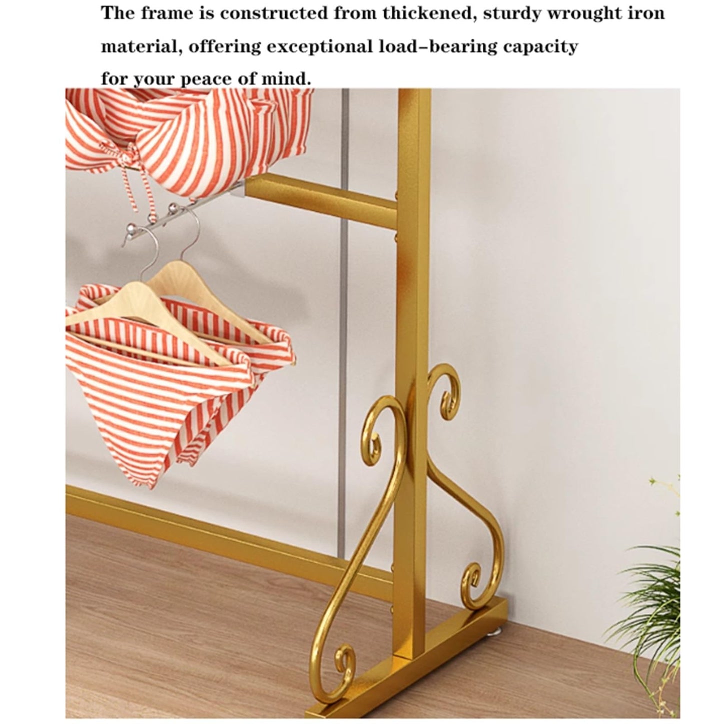 Clothing Store Boutiques Retail Lingerie Garment Rack, Metals, Underwear Display Stand, Commercial Shelves Clothes Rod, for Lingerie Socks Bra Panties Scarves(White,120 * 40 * 155c