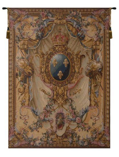 C Charlotte Home Furnishings Inc Grandes Armoiries Creme I French Tapestry Wall Hanging 78 X 59 Inch Viscose Cotton And Polyester Blend Wall Art Perfect For Home Decor And Wall Decor
