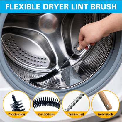 12Pcs Home Crevice Cleaning Brush Set for Kitchen Bathroom - Cup Lid Straw Dryer Vent Gap Cleaning Tools Household Cleaning Supplies