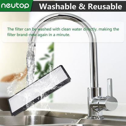 Neutop Hepa Filter Replacement Set, Compatible with eufy Robot Vacuum Omni S1 Pro/S1, Vacuum Cleaner Accessories Parts, 8-pack