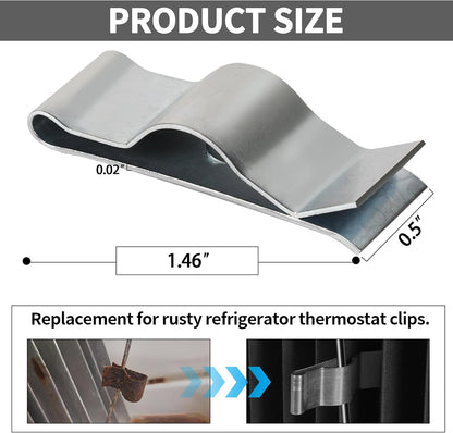 (2-Pack) 633734 RV Refrigerator Thermister Mounting Clip Parts for RV Refrigerator