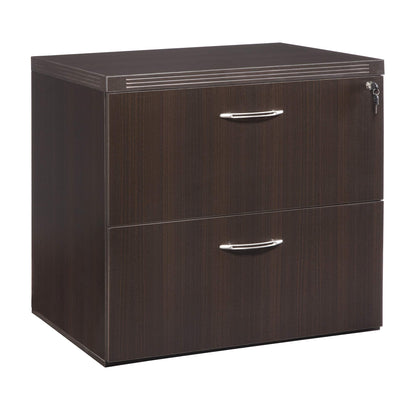 Mayline AFLF36LDC Aberdeen Series Freestanding Lateral File 36w x 24d x 29½h Mocha