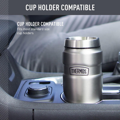 16oz, Commuting THERMOS Stainless King Vacuum-Insulated Stainless Steel Tumbler - Midnight Blue - Insulated Coffee
