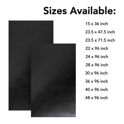 RESILIA Work Bench Mat - 15” X 36” X 0.06" Scratch-Resistant PVC Mats - Protect Your Workbench, Table, or Tool Station from Painting, Woodworking, Crafting, Building, & More, Black, Made in USA