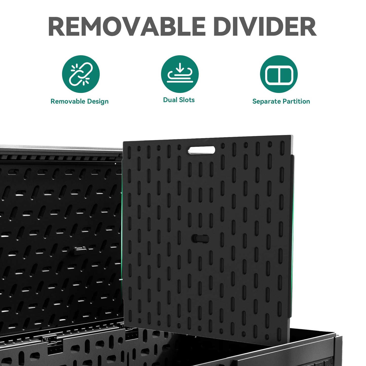 YITAHOME 320 Gallon Extra Large Deck Box, Double-Wall Resin Outdoor Storage Box with Flexible Divider for Patio Cushions Pool Supplies Garden Tools, 1000lbs Load Capacity, Lockable&Waterproof (Black)