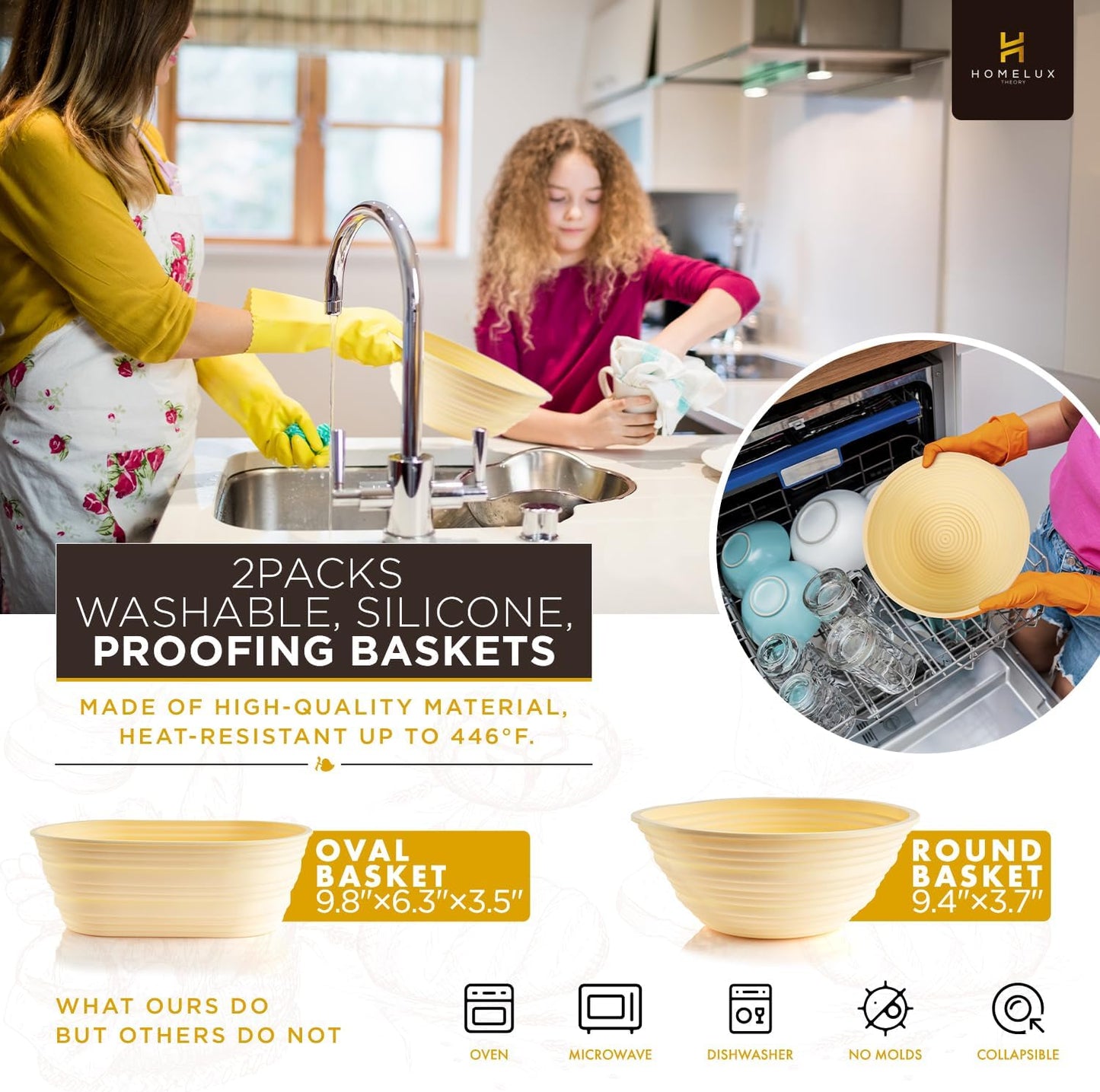 14pcs Sourdough Starter Kit, Bread Making Kit & Sourdough Bread Baking Supplies Kit, Banneton Basket Kit for Sourdough