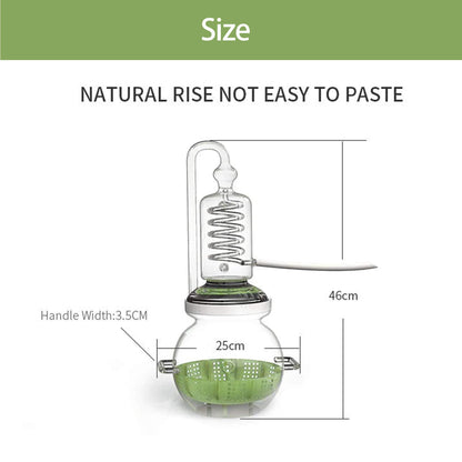 YUEWO 1Gal/4Liters Crystal Essential Oil Distillation Equipment Hydrosol Extractor Machine Water Distillers Home Brewing Kit for Home Countertop (Height:450cm/177inch+Essential Oil Separator)